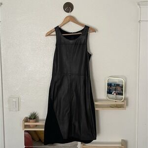 Trouvé‎ Leather And Knit Dress